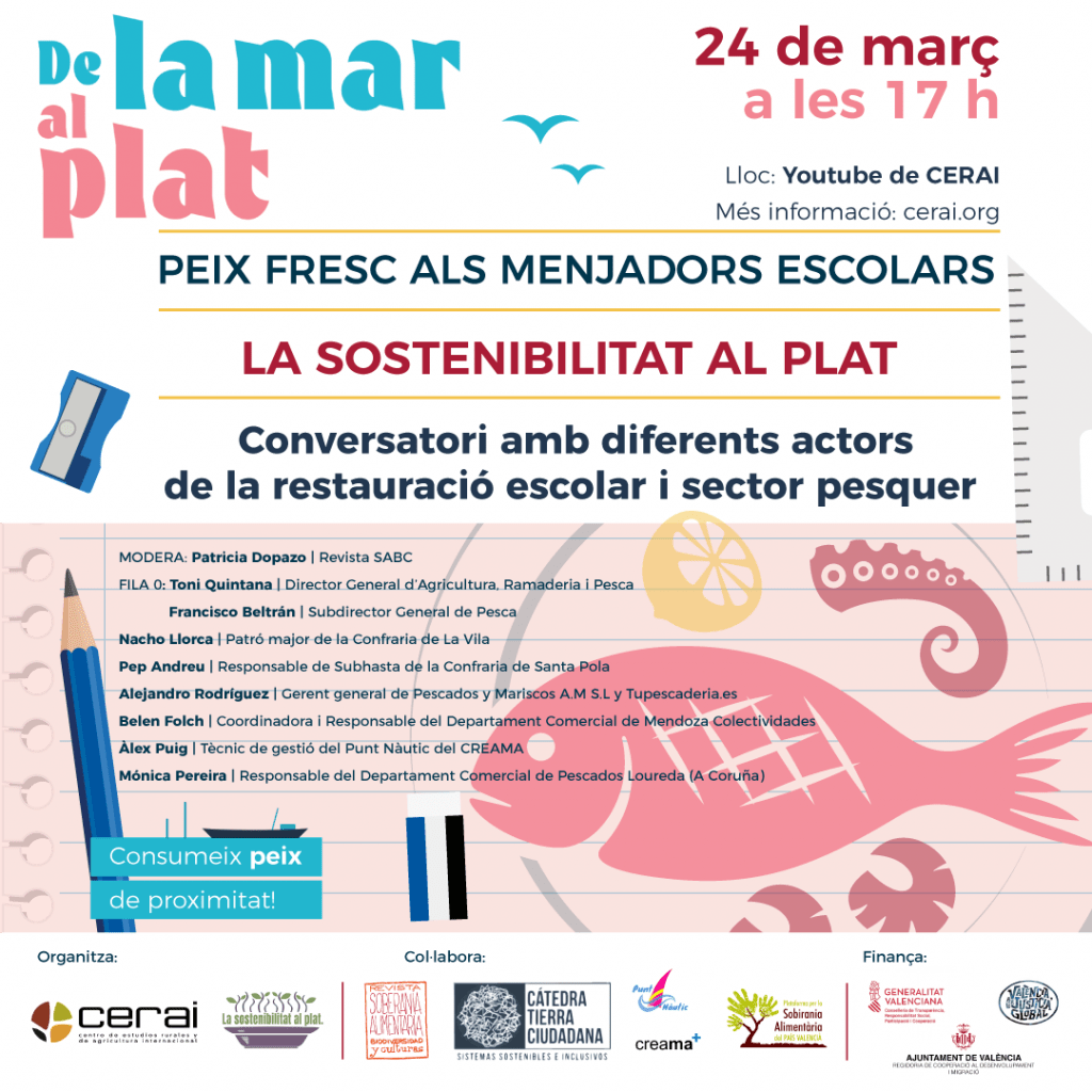 De la mar al Plat. Peix fresc als menjadors escolars