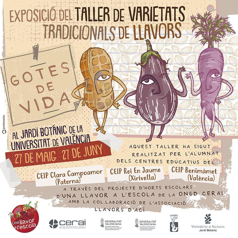 Una llavor a l'escola -Exposición en el Jardín Botánico