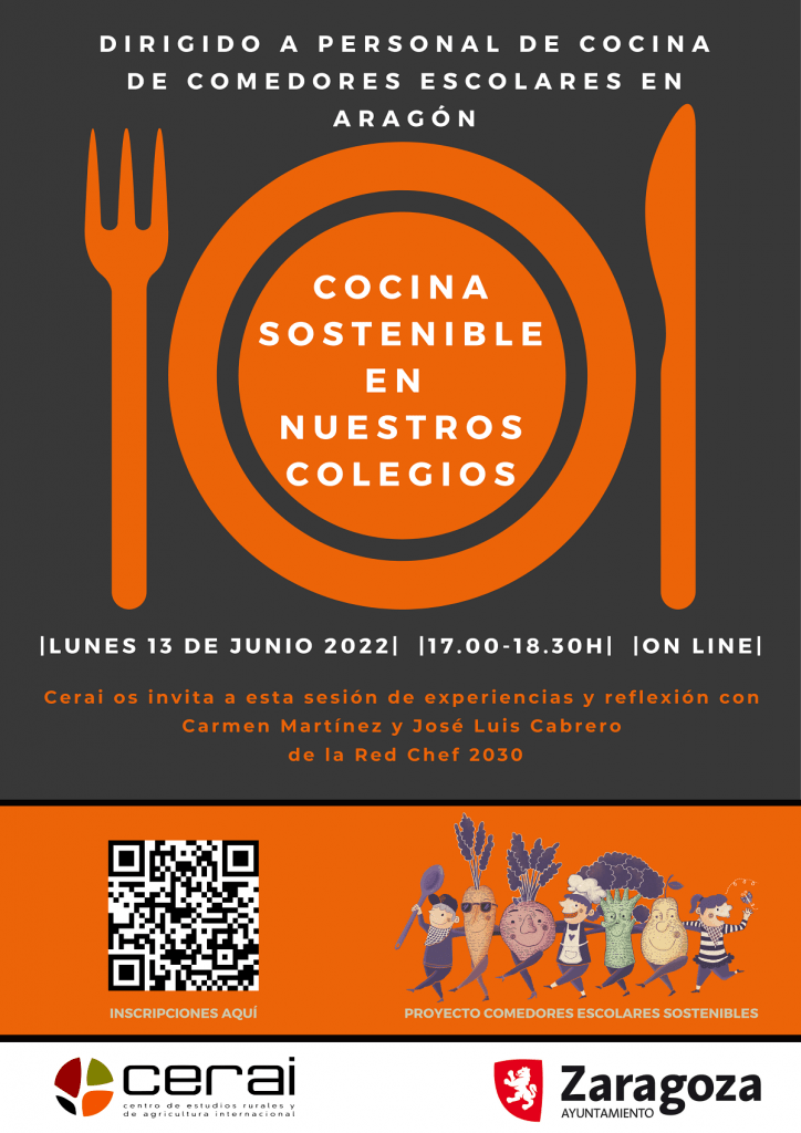 Experiencias online: Cocina sostenible en nuestros colegios