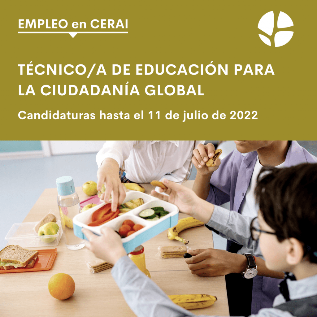Oferta de empleo técnico/a educación para la ciudadanía global